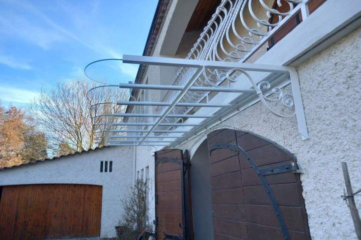 Marquise et garde-corps en métal Castres
